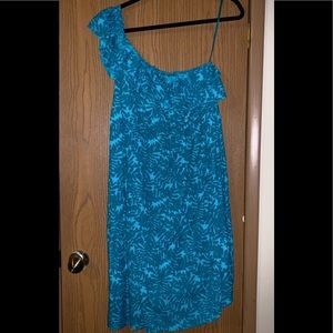 Lane Bryant one shoulder dress